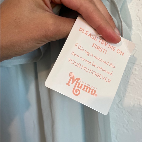 NWT Show Me Your Mumu Blue Bridesmaid Dress - Picture 6 of 12